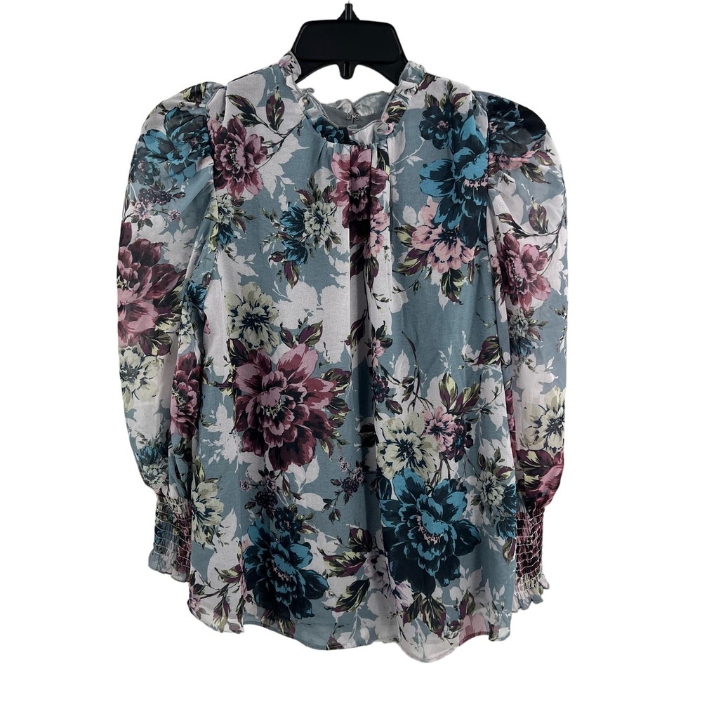 Amanda Uprichard Floral Long Sleeve Size Medium